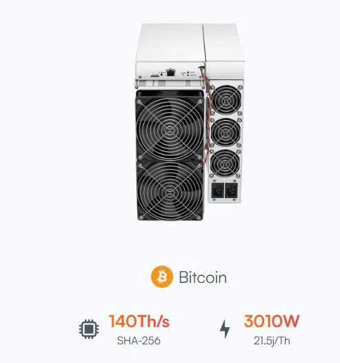 Antminer S19 XP 140Th/s