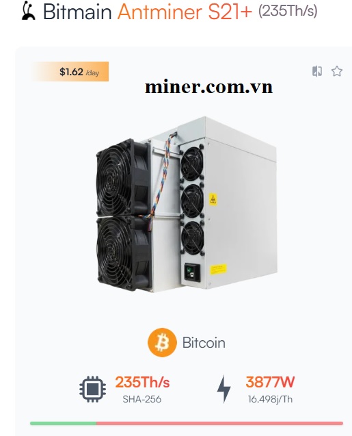 Antminer S21+ 235TH/s